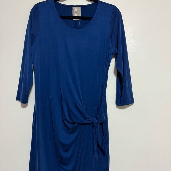 Dolan Left Coast Tie Waist Dress in Blue - Size S - Picture 4 of 6